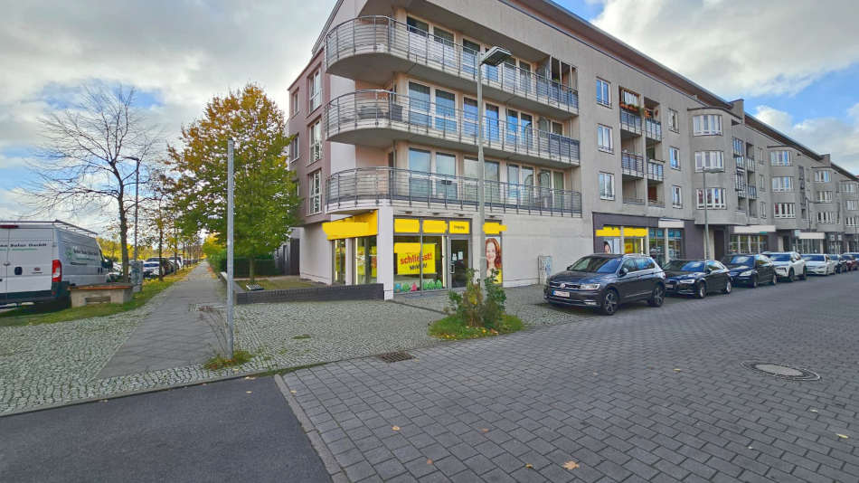 Gut sichtbar Ladenfläche
